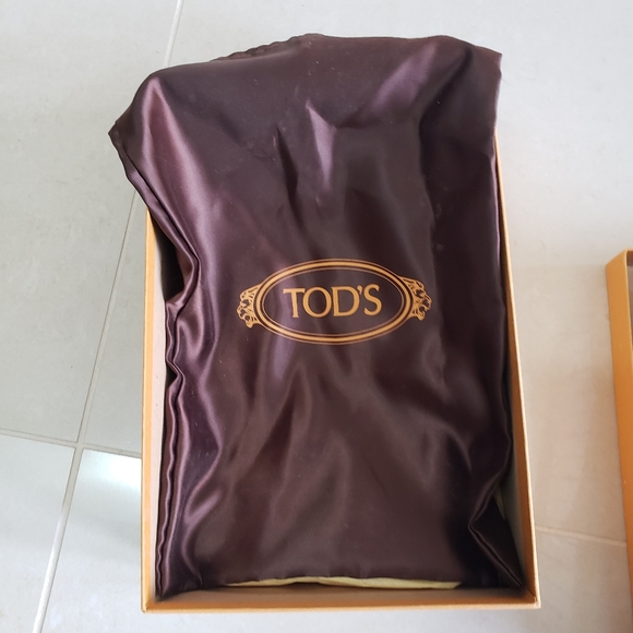 Tod's Ballerina Dee Nappine Nikel - Brown - Womens Size 36UK - Picture 6 of 8